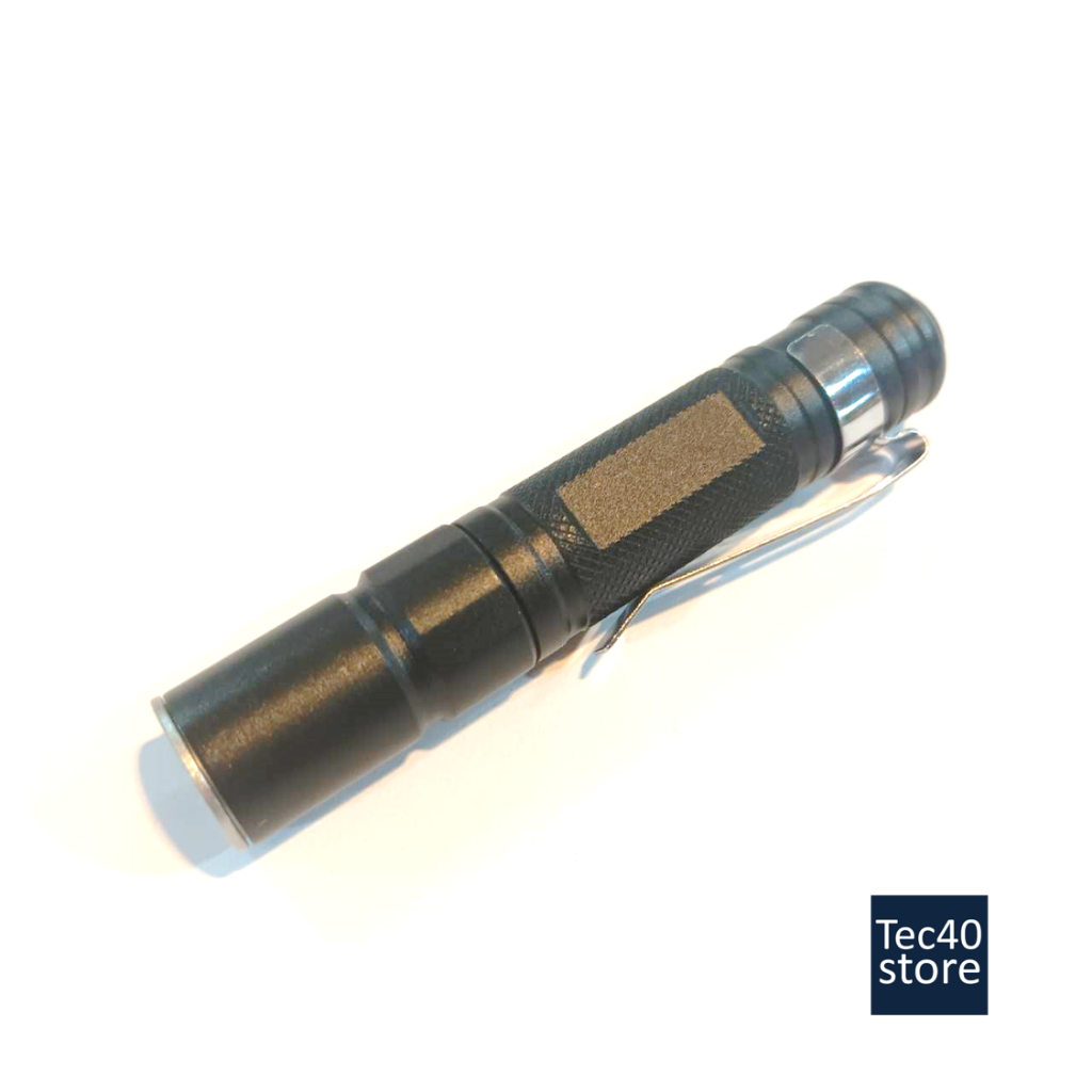 Tec40 ไฟฉาย แอลอีดี ซูม Zoom LED Flash Light 90 Lumen AAAx1 1 Step