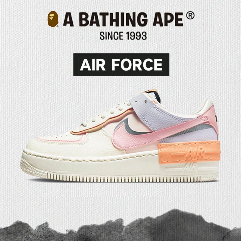 ของแท้100% Nike Air Force 1 Low Shadow CI0919-111 Sneakers