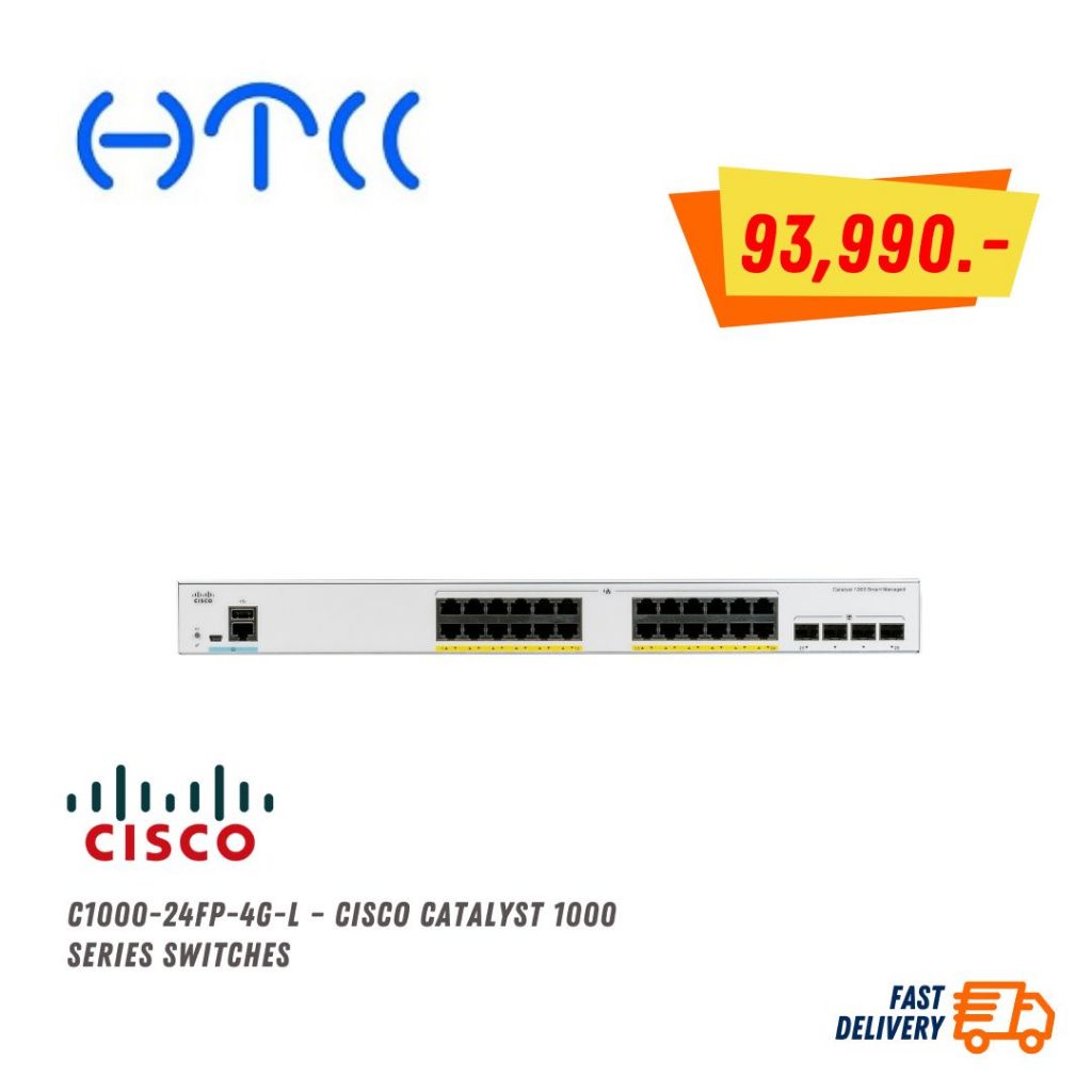 C1000-24FP-4G-L – Cisco Catalyst 1000 Series Switches