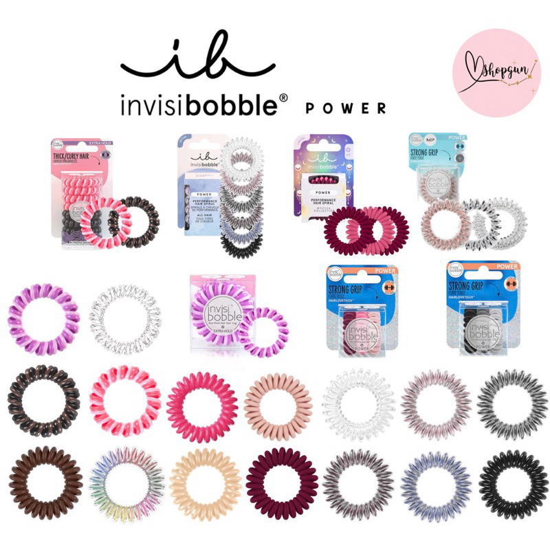 พร้อมส่ง ✅ ยางมัดผม ยางรัดผม invisibobble Power Hair Tie แบ่งขาย/ยกกล่อง