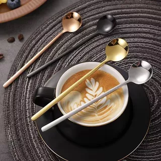 TIMECAFE ช้อนคนกาแฟ สำหรับชงกาแฟ 304สแตนเลส วัสดุอย่างดี ปลอดภัย สีไม่ลอก มี2ส