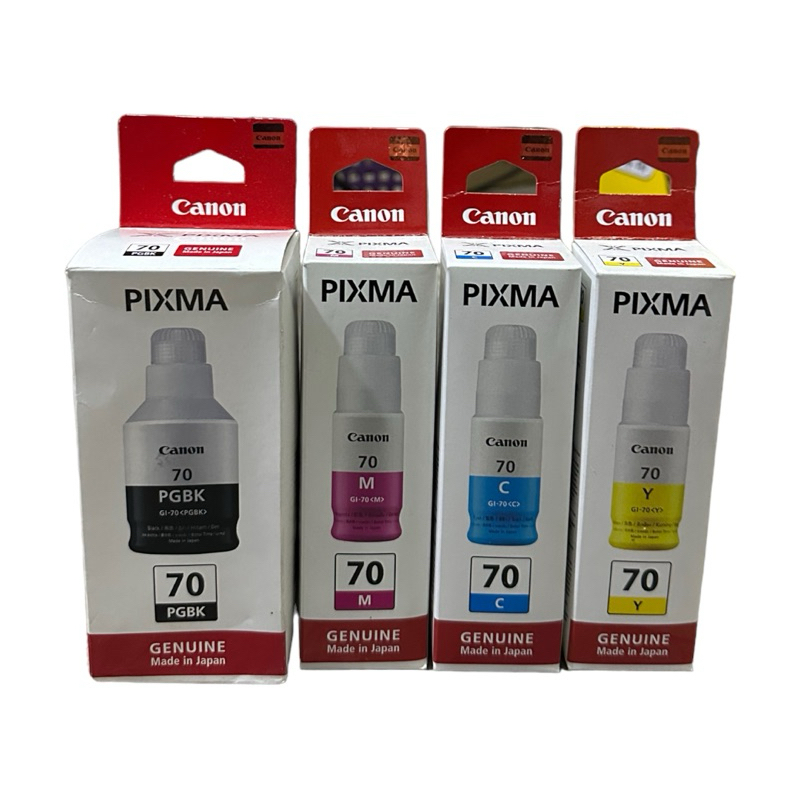 Canon GI-70 BK C M Y for G5070/G6070/G2070 ของแท้แบบมีกล่อง