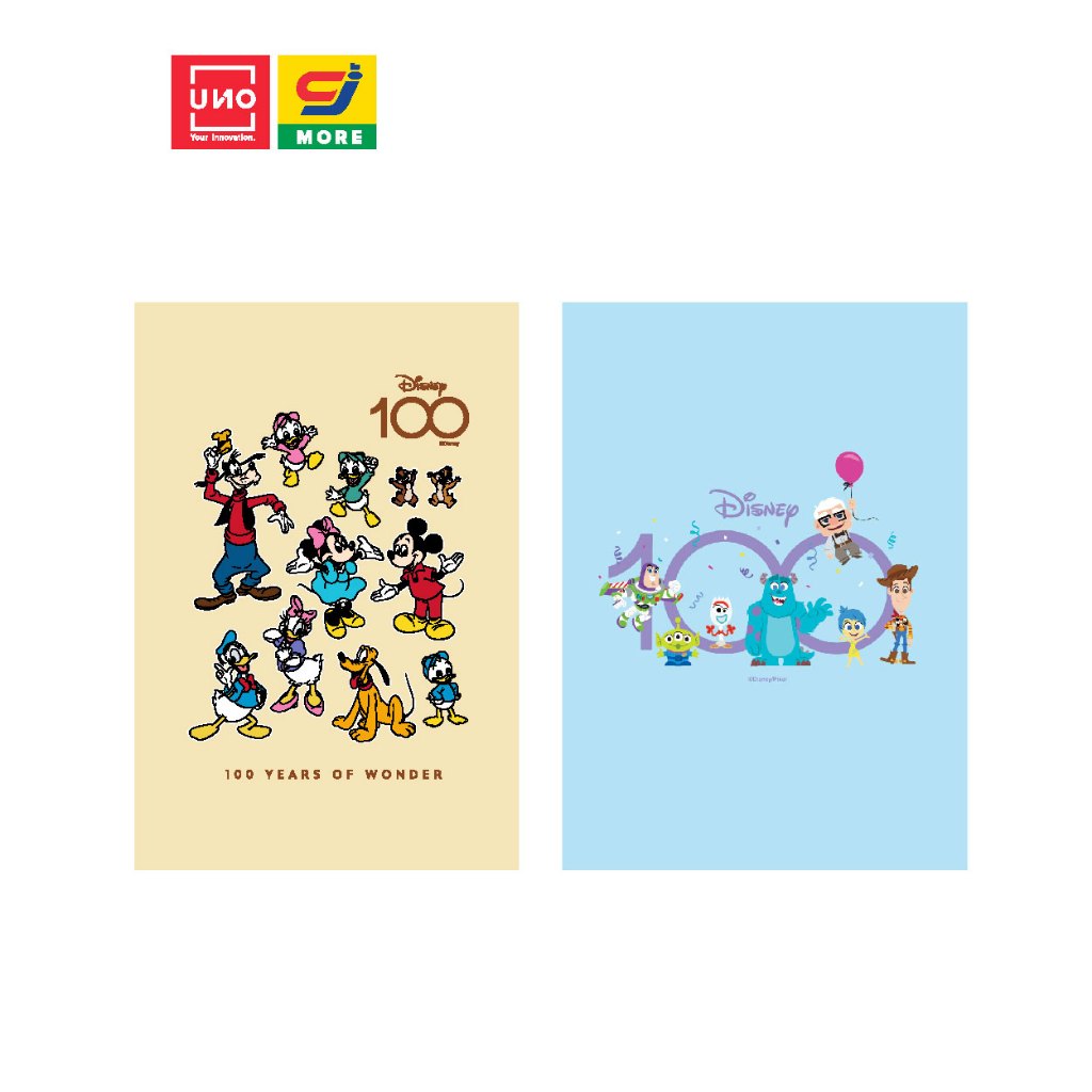 UNO สมุดริมด้าย A6 Disney 100 Years รุ่น 29 ลิขสิทธิ์แท้