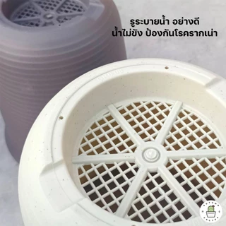 🤎🤍กระถางพลาสติก ทรงสูง ไซส์ใหญ่ กระถางต้นไม้ รุ่นหนา เหมาะสำหรับปลูกต้นไม้ ขนาด 6นิ้ว 7นิ้ว 8นิ้ว 9.5นิ้ว🤎🤍