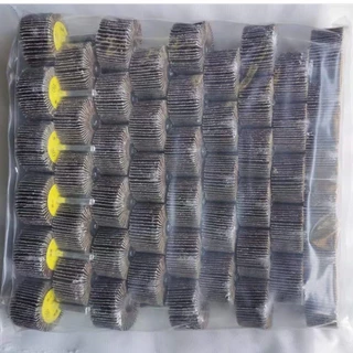 SHUYE กระดาษทรายมีแกน ลูกขัดกระดาษทราย ล้อทราย ลูกขัดล้อทราย 80# หัวเจียร 3 มม-6มม