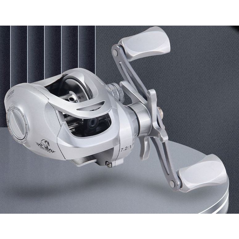 รอกหยอดน้ำ รอกเบท SW200 Silver Wing อัตราทดเกียร์ 7.2:1 น้ำหนัก 221กรัม