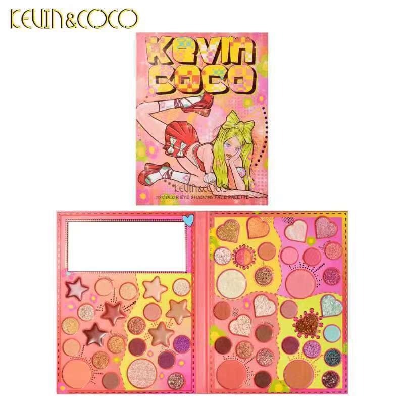 พร้อมส่ง พาเลทอายแชโดว์ 55 สี KEVIN&COCO พังก์สไปซ์เกิร์ล KC234417