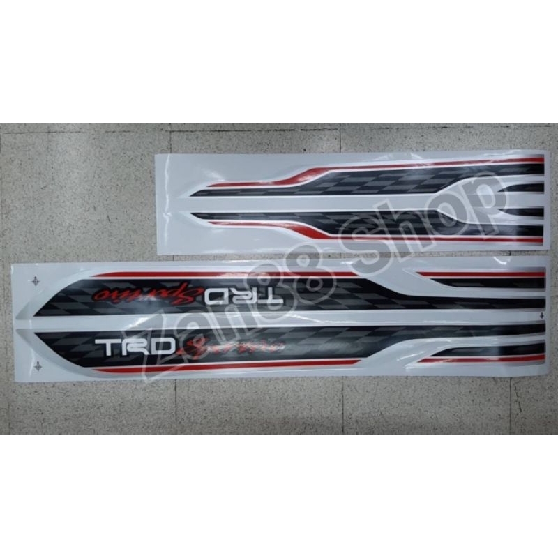 สติ๊กเกอร์ดั้งเดิม TRD Sportivo สำหรับติดชายล่างประตูรถ FORTURNER ,VIGO , REVO