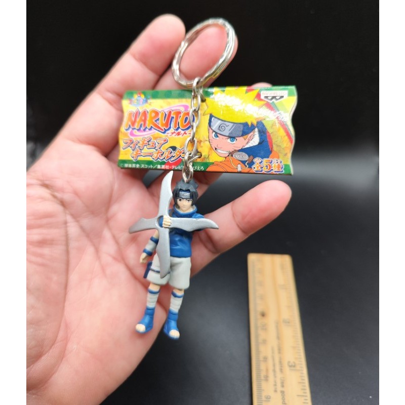 นารูโตะ Naruto Figure Keychain Sasuke Uchiha/Naruto Figure Keychain Banpresto  ฟิกเกอร์ พวงกุญแจ anime ninja