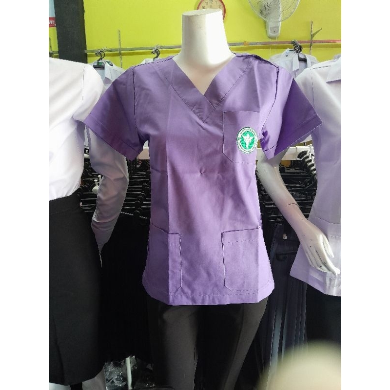 เสื้อสคับคอวีปักตรากระทรวง(เฉพาะเสื้อ)📌รับปักชื่อ