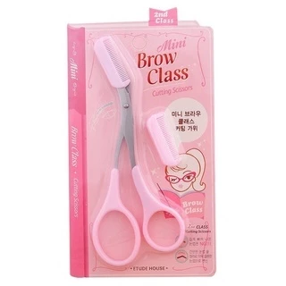 Y041 กรรไกรตัดแต่งคิ้ว พร้อมหวี mini brow class