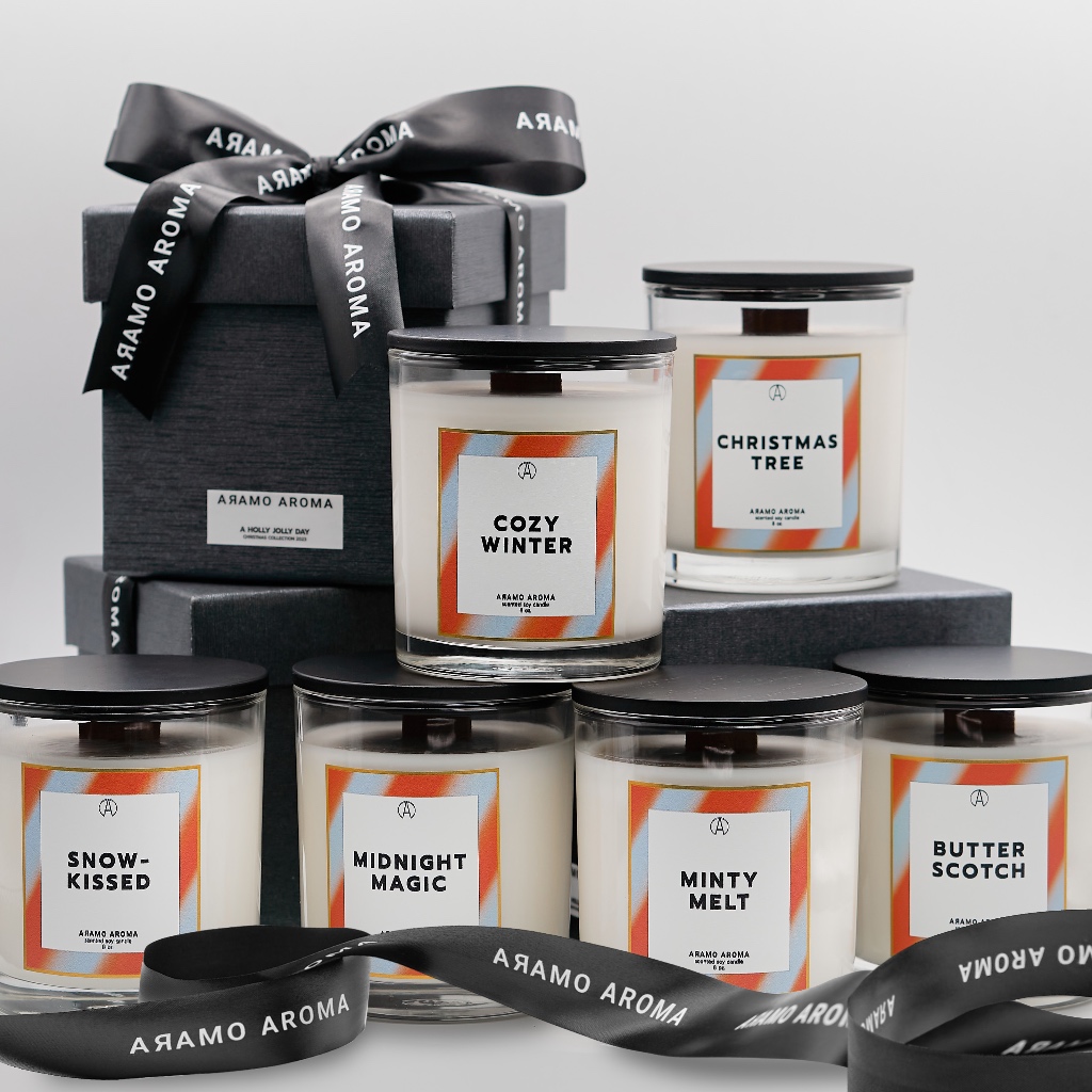 เทียนหอม A Holly Jolly Day | Scented Soy Candle Christmas Collection 2023