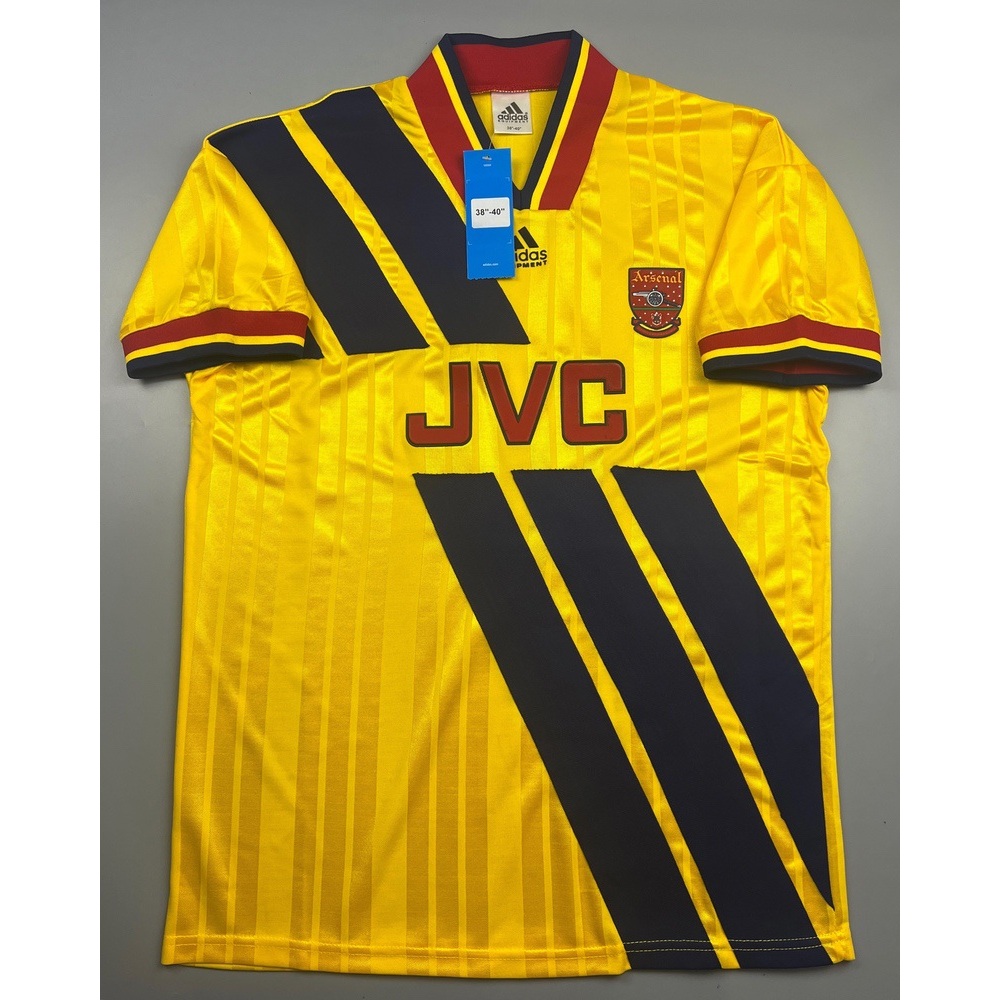 เสื้อบอล ย้อนยุค อาเซนอล เยือน 1993 Retro Arsenal Away เรโทร คลาสสิค 1993-94