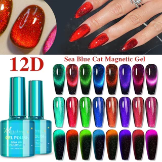 Misscheering สีเจลลูกแก้ว Cat eye 12D สีชัดเงาสวยมาก สินค้าปี 2024 ขนาด 7.5ml.🌈พร้อมส่งในไทย🌈