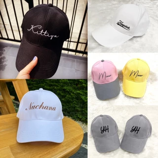 พร้อมส่ง❤️สั่งปักชื่อได้ หมวกแก๊ป งานไทยเกรดพรีเมี่ยม ผ้าหนาอยู่ทรง (ไซส์ผู้ใหญ่) จัดส่ง 1-2วั น
