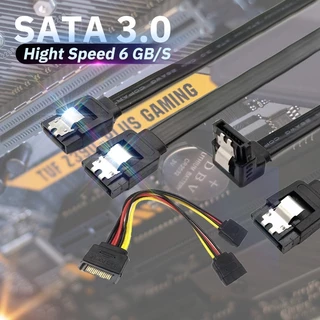 สาย SATA 3.0 30,40,50,100 cm สายต่อพวง SSD HDD ความเร็วสูง สายถ่ายโอนข้อมูลเร็ว รับประกัน 1 ปี