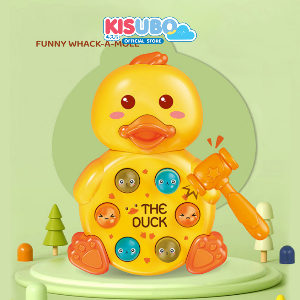 KISUBO ของเล่นตีตัวตุ่น ลายเป็ดน่ารัก ลายเป็ดน่ารัก