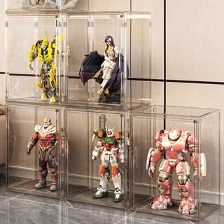 กล่องใส่โมเดล กล่องใส่ตุ๊กตาแบบใส กล่องใส่ art toy ความโปร่งใสสูง พลาสติกอย่างดี ทันสมัยและเรียบง่าย มีหลายขนาด