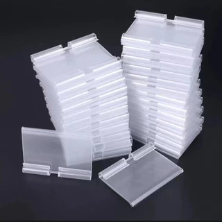 ป้ายราคาพลาสติก ป้ายราคาสินค้า PVC 6x4 5x4cm 20/100pcs ป้ายพลาสติก อุปกรณ์ร้านค้า ขายของ