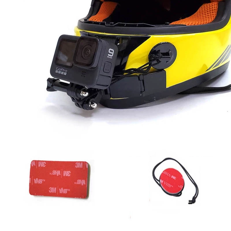 【Good_luck1】TUYU 3M ติดหมวกกันน๊อค Action Camera มือถือ รุ่นติดหมวก V shape คางแหลม helmet mount thumbnail 7