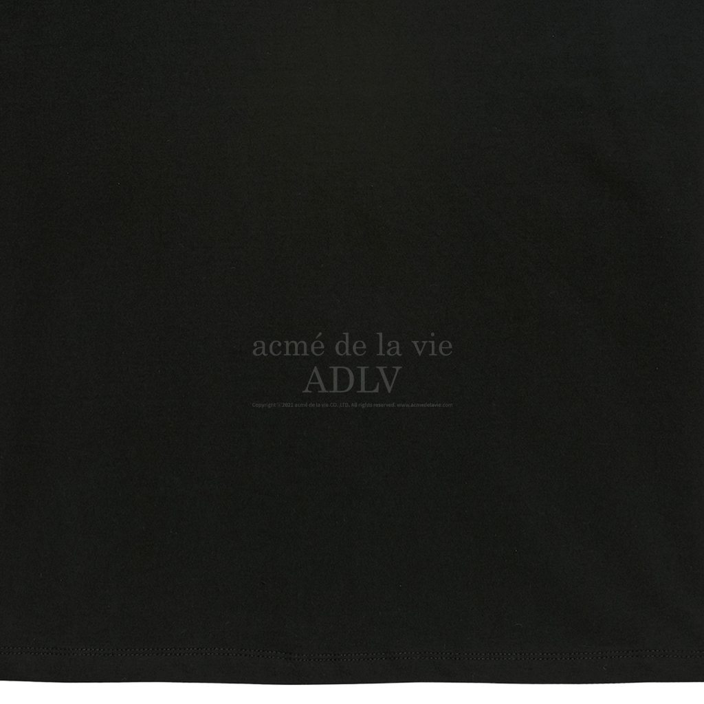 ADLV [acme de la vie] เสื้อยืด Oversize รุ่น Baby Face Short Sleeve T-Shirt Black Donut 3 Black (50221OBFSSU_F3BKXX) - รูปที่ 4