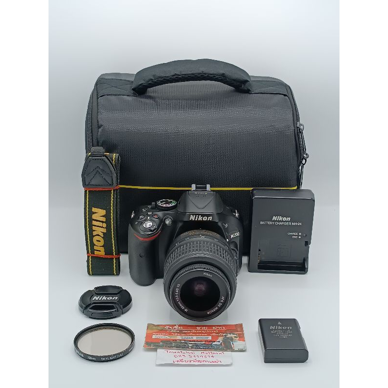 กล้อง Nikon D5200+18-55 F3.5-5.6G VR กล้องมือสอง เลนส์มือสอง