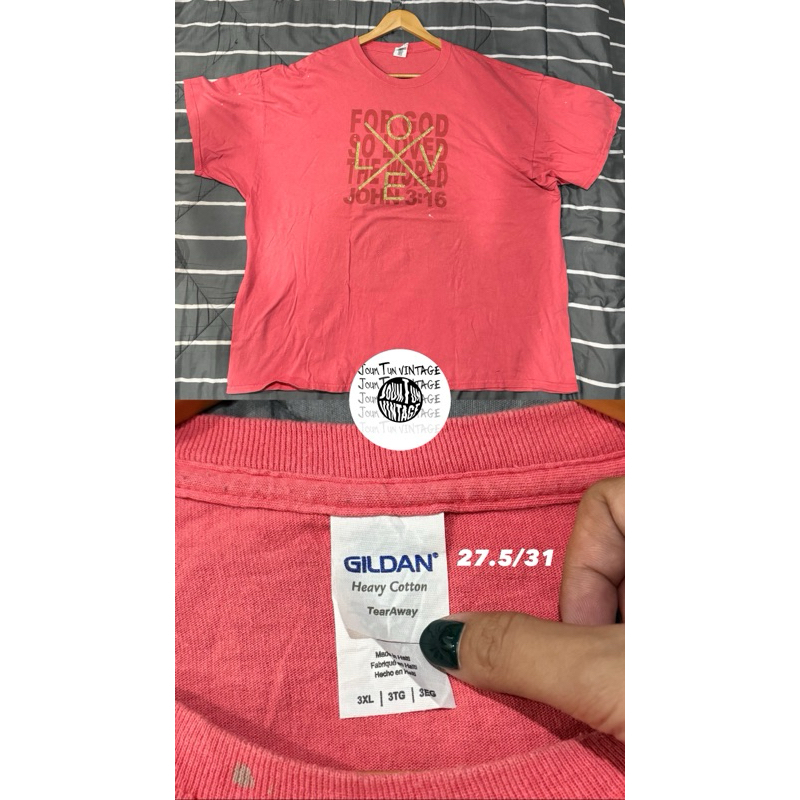 เสื้อยืด for god so loved the world john (3XL) [ชั้นบน1]