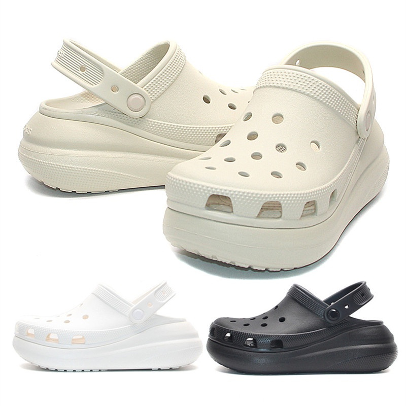 [วัดเท้าเปล่าแล้วลด1cm] Crocs Classic crush clog ของแท้ shop Thai ทุกคู่ แจกตัวติดรองเท้า