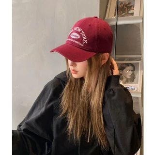 💕ivy หมวกแก๊ปเบสบอล ปัก New york (B78) หมวกแฟชั่นเกาหลี กันแดด แนว sport กีฬา