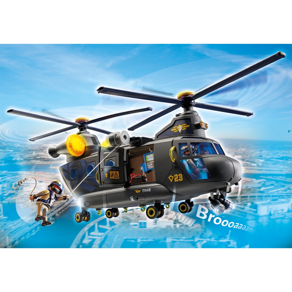 Playmobil 71149 Tactical Unit - Rescue Aircraft แอคชั่นฟิกเกอร์ SWAT เครื่องบินกู้ภัย
