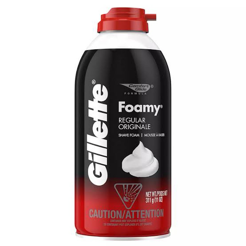 Gillette Foamy Regular Shaving Foam 311g ยิลเลตต์