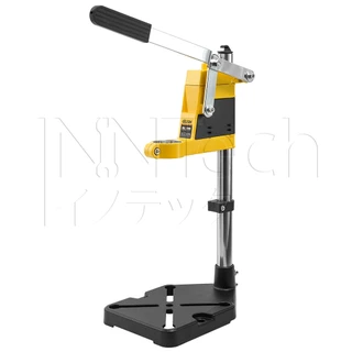 DELTON แท่นจับสว่าน แท่นจับสว่านปรับระดับได้ Drill Stand รุ่น DS-6109 ฐานเหล็กหล่อ Cast Iron ฟรี! อแดปเตอร์ลดขนาดคอสว่าน