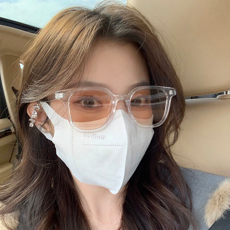 ในไทย แว่นตากันแดดUV400สไตล์วินเทจกรอบสี่เหลี่ยมเครื่องประดับแฟชั่นสําหรับผู้หญิงและผู้ชาย.COD