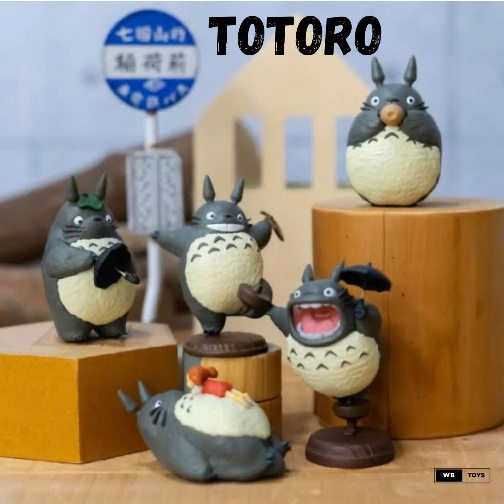 ❣️พร้อมส่ง..แบบสุ่ม❣️ โมเดล ฟิกเกอร์ Totoro ใหม่ ของแท้ 💯 จาก Studio Ghibli ญี่ปุ่น โตโตโร่ โมเดล ฟิกเกอร์ การ์ตูนสะสม