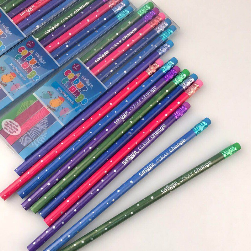 【✏️คละแบบ/คละลาย】ดินสอ สมิกเกิล ยาว 19 ซม. / Smiggle Pencil Length 19 cm.