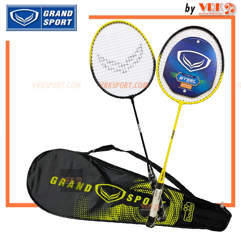 GRAND SPORT ไม้แบดมินตัน แพ็คคู่ พร้อมกระเป๋าใส่ รุ่น Inferno : 372191 (ไม้แบดคู่)