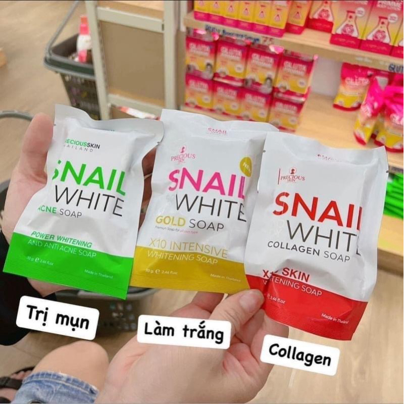 Snail White Soap x10 Whitening