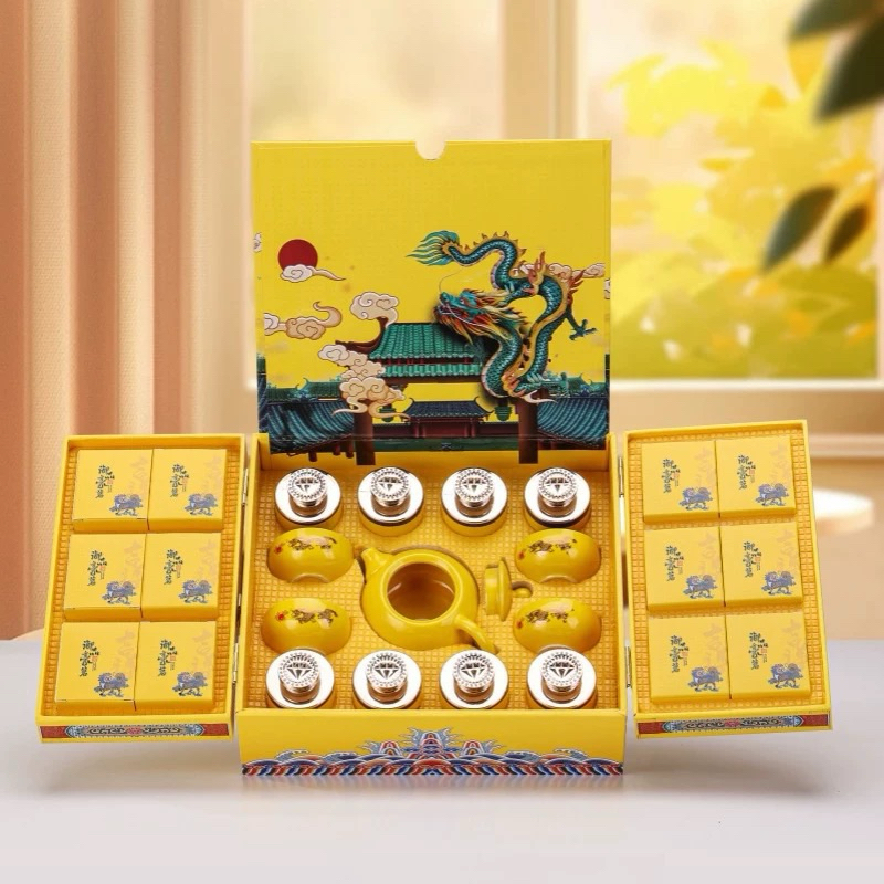 ชุดของขวัญ 4 สุดยอดชาจีน น้ำหนักรวม 204 กรัม ทิกวนอิม ต้าหงเผา ชาจีน ใบชา ของขวัญ ของฝาก Twotonetea