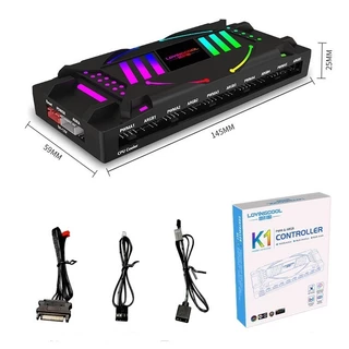 ARGB Fan Hub Controller Box Lovingcool กล่องคุมไฟ สำหรับพัดลม ARGB