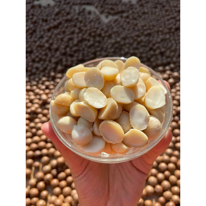 แมคคาเดเมีย(ซีกสวย)กรอบมันอร่อย 100กรัม