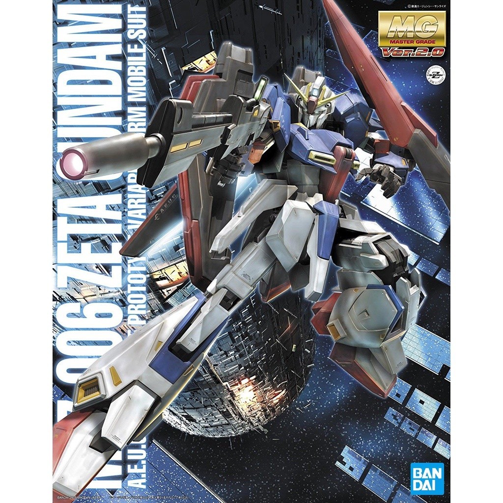 Bandai MG 1/100 MSZ-006 Zeta Gundam (Ver. 2.0)  กดเพิ่มจาก vdo ใส่โค้ดลดได้อีกสูงสุด 30% 100 บาท