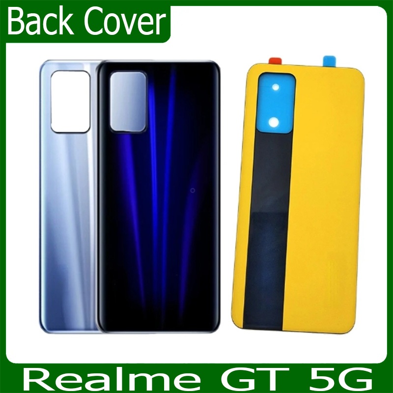 ฝาหลัง OPPO Realme GT 5G RMX2202 กระจกหลัง Battery Back Cover for Realme GT 5G RMX2202 ฝาหลังพร้อมกระจกเลนส์กล้อง