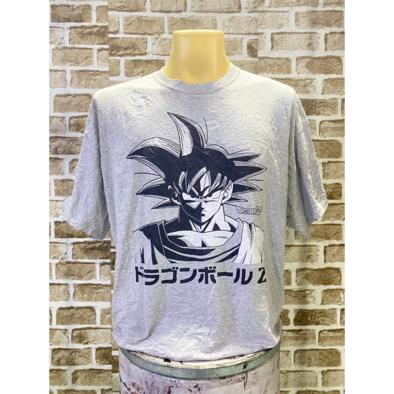 เสื้อวินเทจ Dragonball-Z Goku Anime Manga Graphic T-Shirt Unisex Size XL