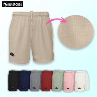 NU SPORTS (นู สปอร์ต) NU893 กางเกงขาสั้น UNISEX ผู้ชาย-ผู้หญิง ผ้า ใส่ออกกำลังกายใส่ลำลอง