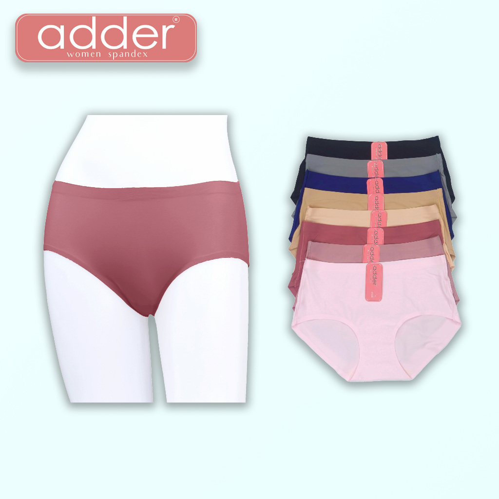ADDER WSL001 กางเกงในผู้หญิง ไร้ขอบครึ่งตัว ทรงต่ำ ผ้านุ่ม ลื่น สบาย