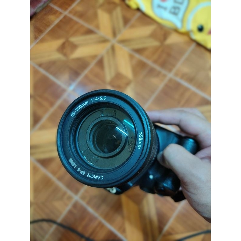 **เฉพาะเลนส์***   เลนส์ ef-s canon55-250 is ตัวแรก