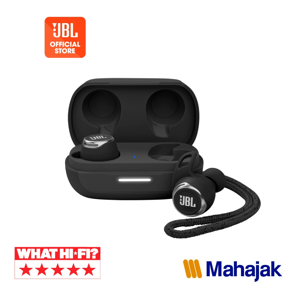 JBL Reflect Flow Pro หูฟังไร้สายพร้อมระบบตัดเสียงรบกวนอัจฉริยะ ป้องกันฝุ่นและน้ำระดับ IP68 ใช้งานได้นานสูงสุด 30 ชั่วโมง