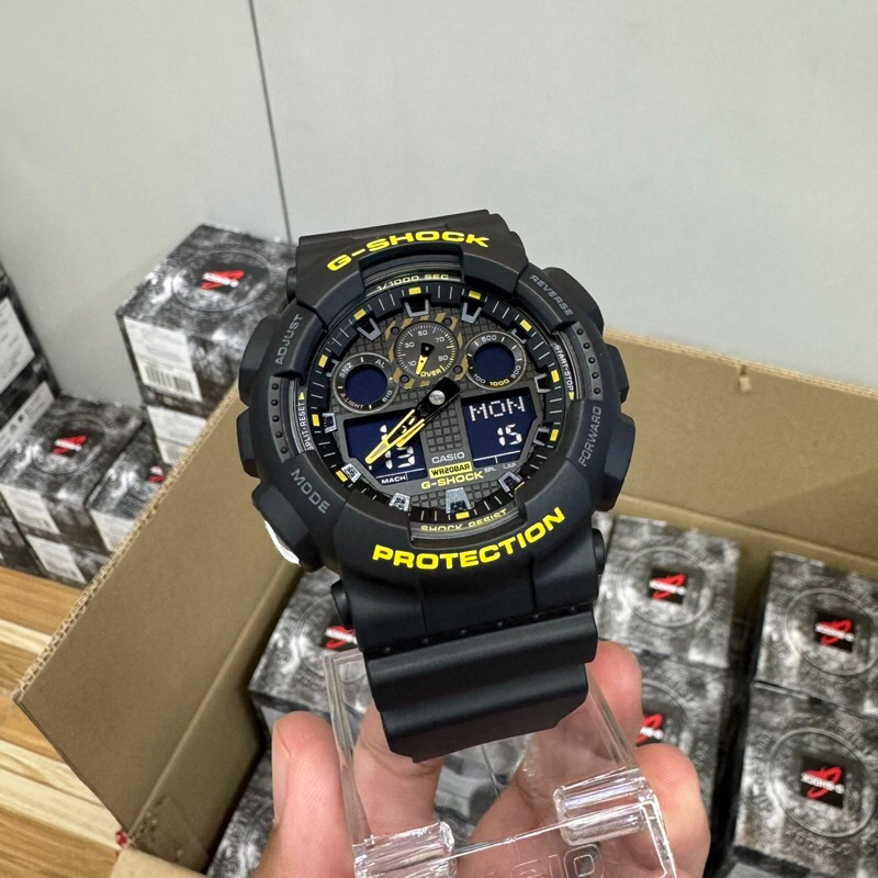 [ผ่อนเดือนละ 349]🎁CASIO G-SHOCK GA-100CY-1A ของแท้ 100% พร้อมส่ง ประกัน 1 ปี