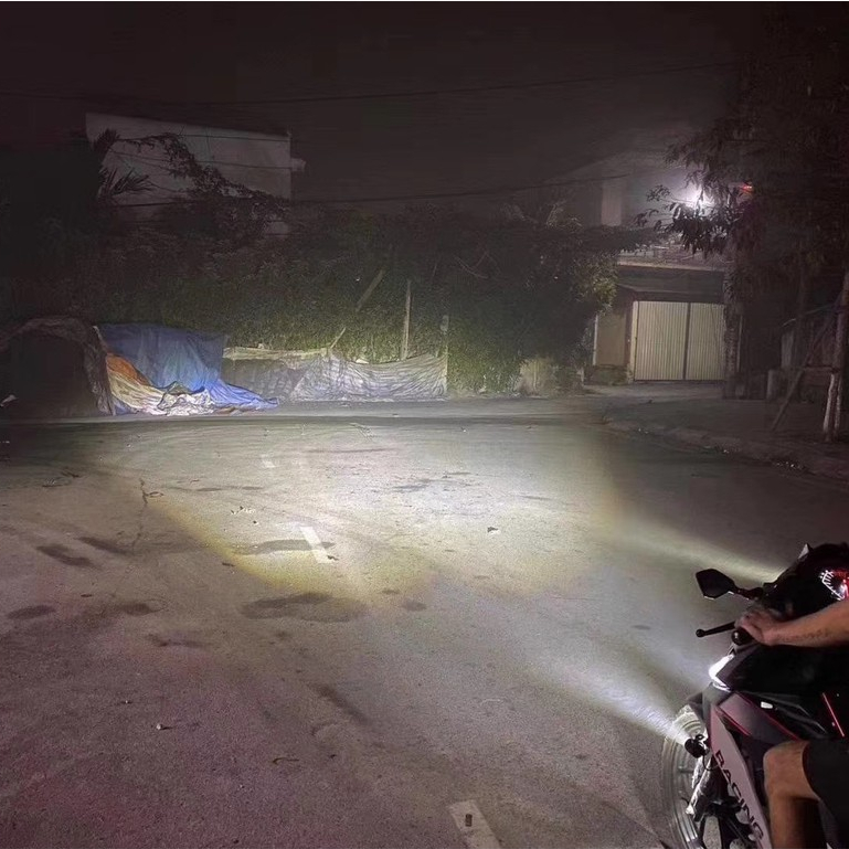 หลอดไฟหน้า H4-6led 3ขา 12v/24v มอเตอร์ไซค์ รถยนต์ แสงสีขาว - รูปที่ 3