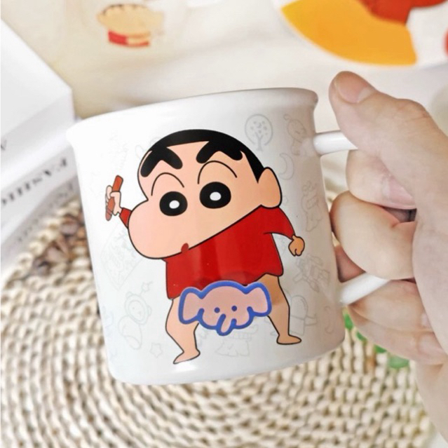 [พร้อมส่ง] แก้วชินจังช้างน้อยหมุนได้ ของขวัญ